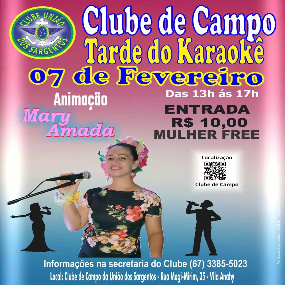 Tarde do Karaokê no Clube de Campo 07/02/2026